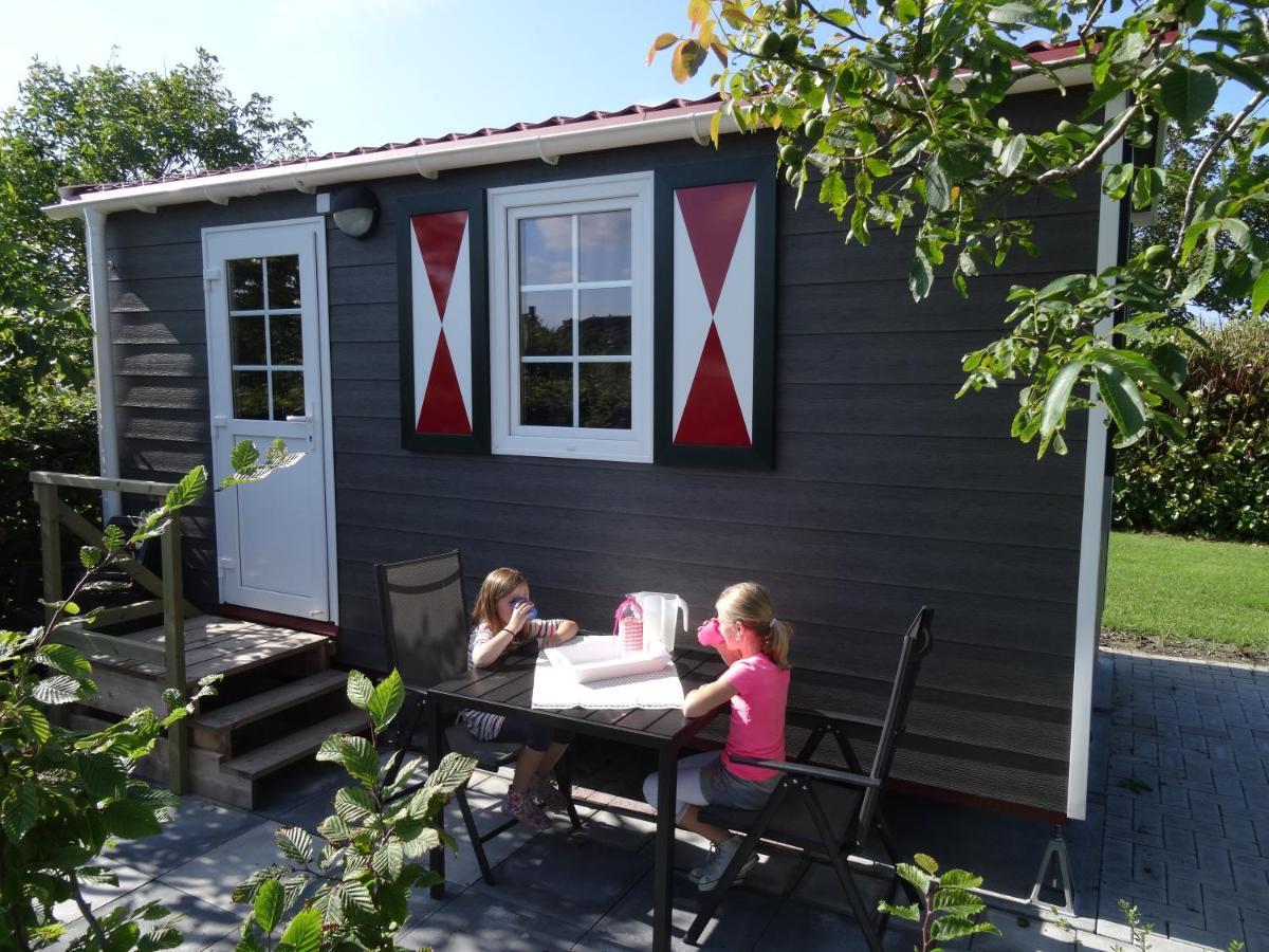 Zeeuwse Chalet Voor 2 Personen Serooskerke  Bagian luar foto